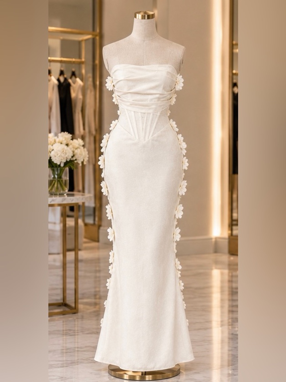 Strapless Maxi Dress